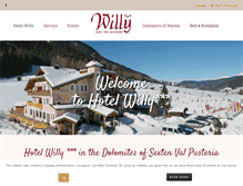 Tablet Screenshot of hotel-willy.it